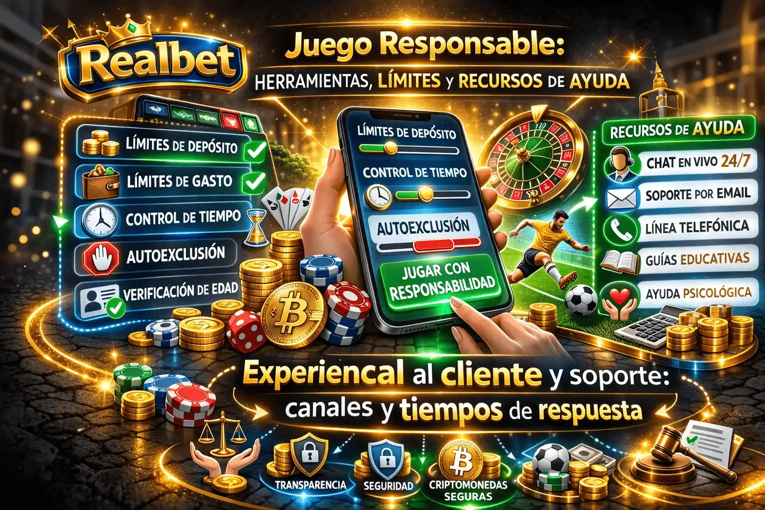 Juego responsable: herramientas, límites y recursos de ayuda