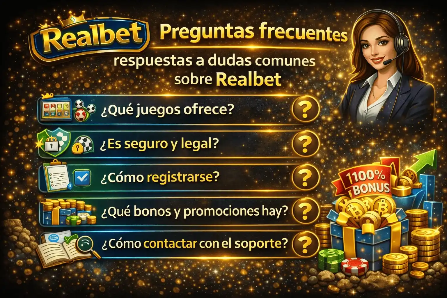 Preguntas frecuentes: respuestas a dudas comunes sobre Realbet